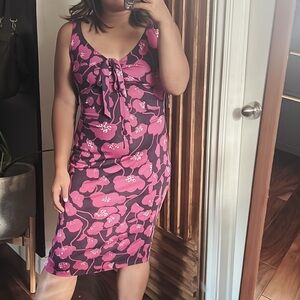 DVF Diane Von Furstenber St. Kitts 100% Silk Dress. Size 8